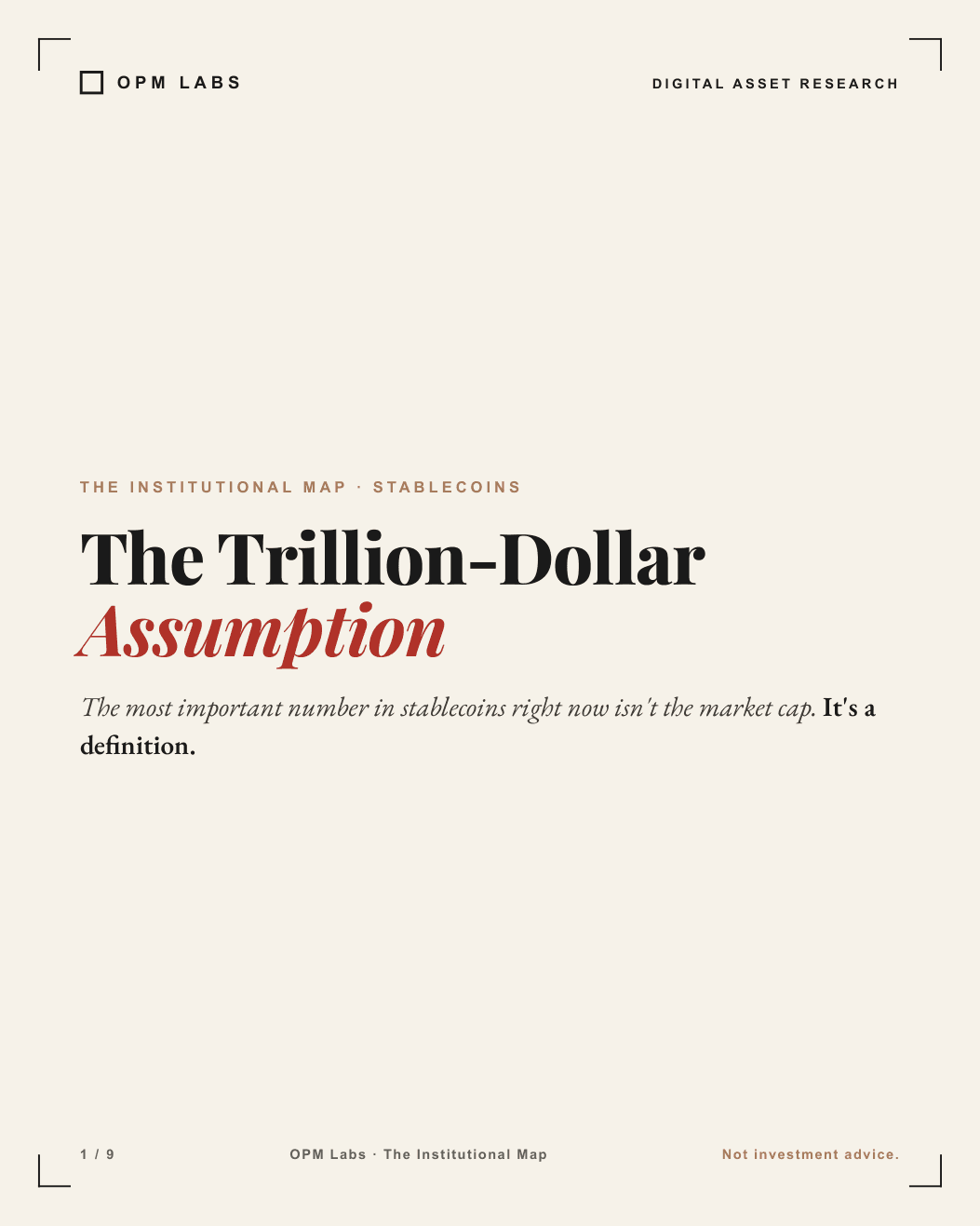 Cover of The Trillion-Dollar Assumption